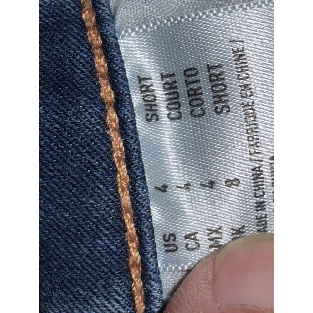 American Eagle Super Stretch Jegging Medium Wash Blue Jeans Women 4 Short T42-31